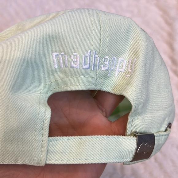 MADHAPPY X NOUNS PIXEL EARTH DAD HAT ADJUSTABLE UNISEX MINT GREEN NEW - Picture 4 of 10